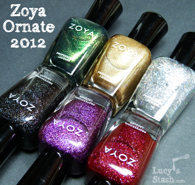 Lucy's Stash - Zoya Ornate collection for Holiday 2012 Lucy's Stash - Zoya Ornate collection for Holiday 2012